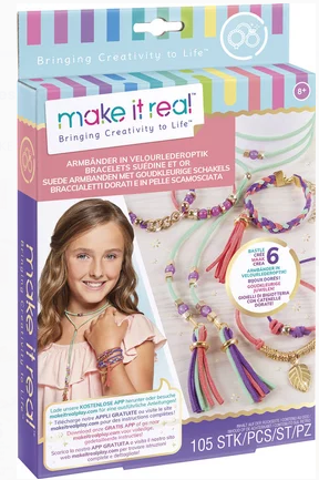 Make it Real : Bracelets Suédine et Or