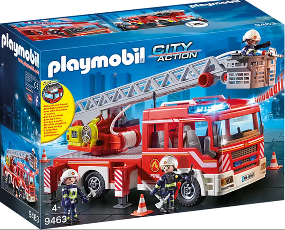 Camion pompiers avec echelle pivotante - 9463